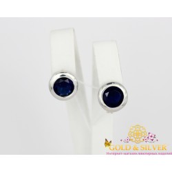 Жіночі сережки срібні "Бакарді" 2970/1р Gold & Silver, Украина